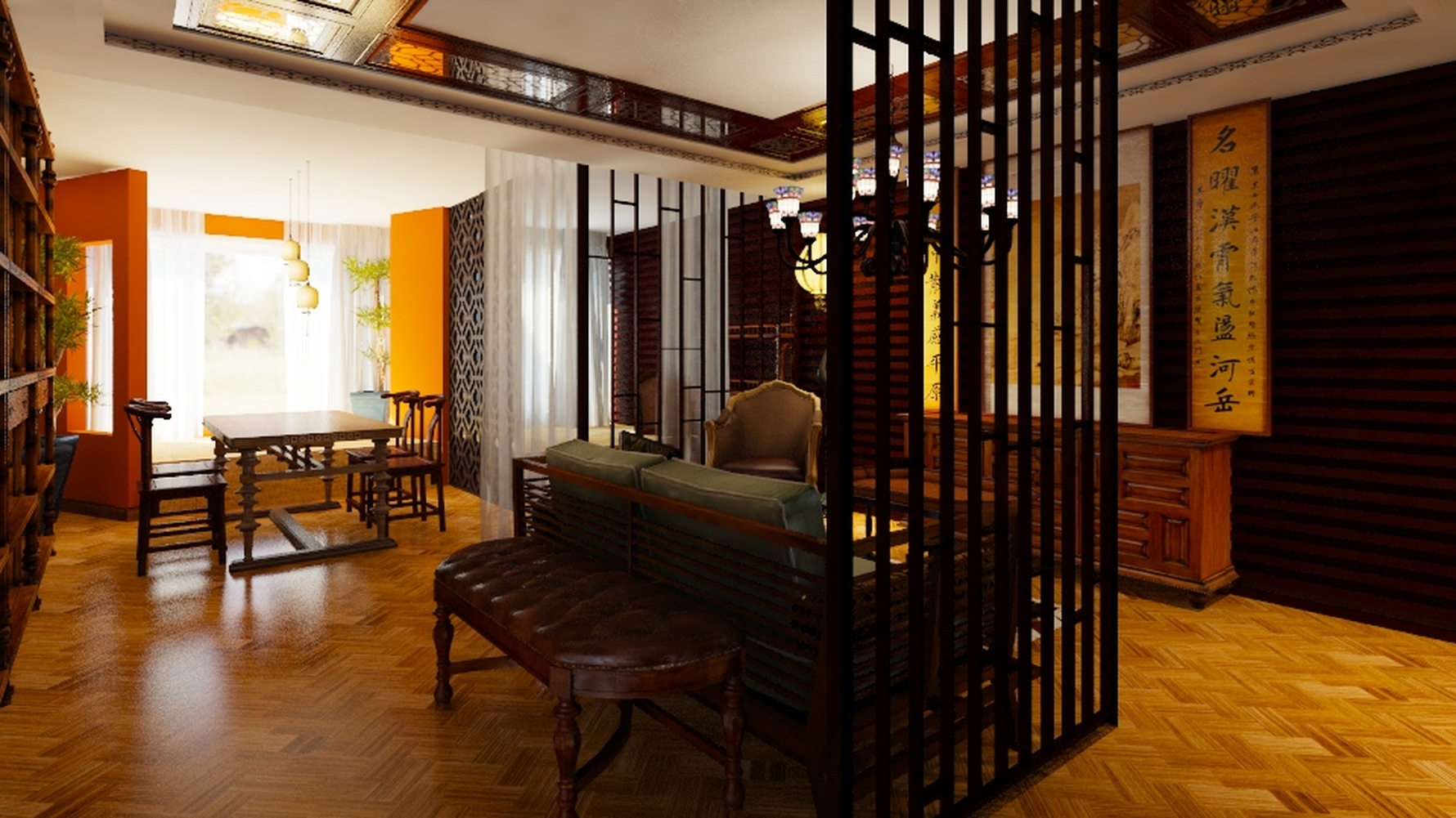 其它风格两室一厅装修设计效果图