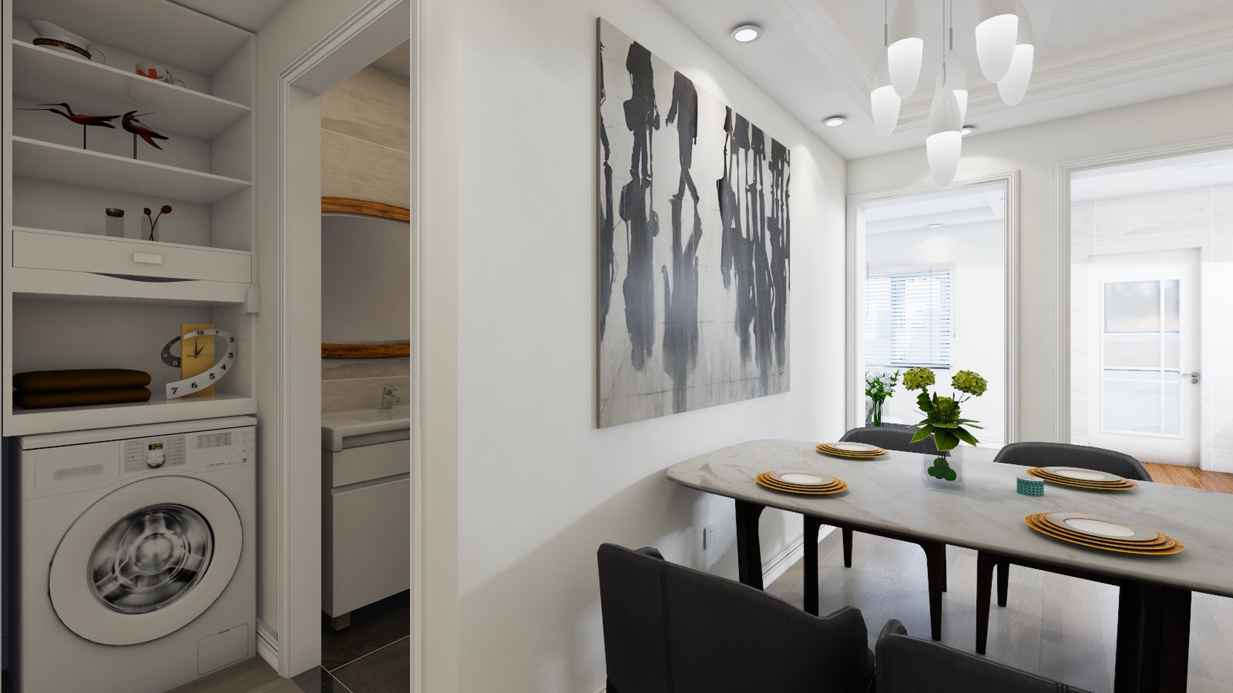 其它风格两室两厅装修设计效果图