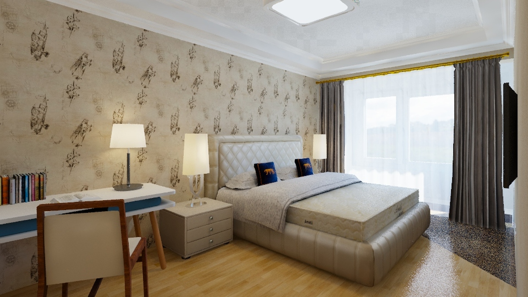 其它风格四室两厅装修设计效果图