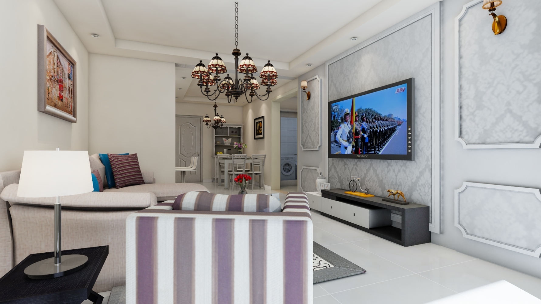 其它风格一室两厅装修设计效果图