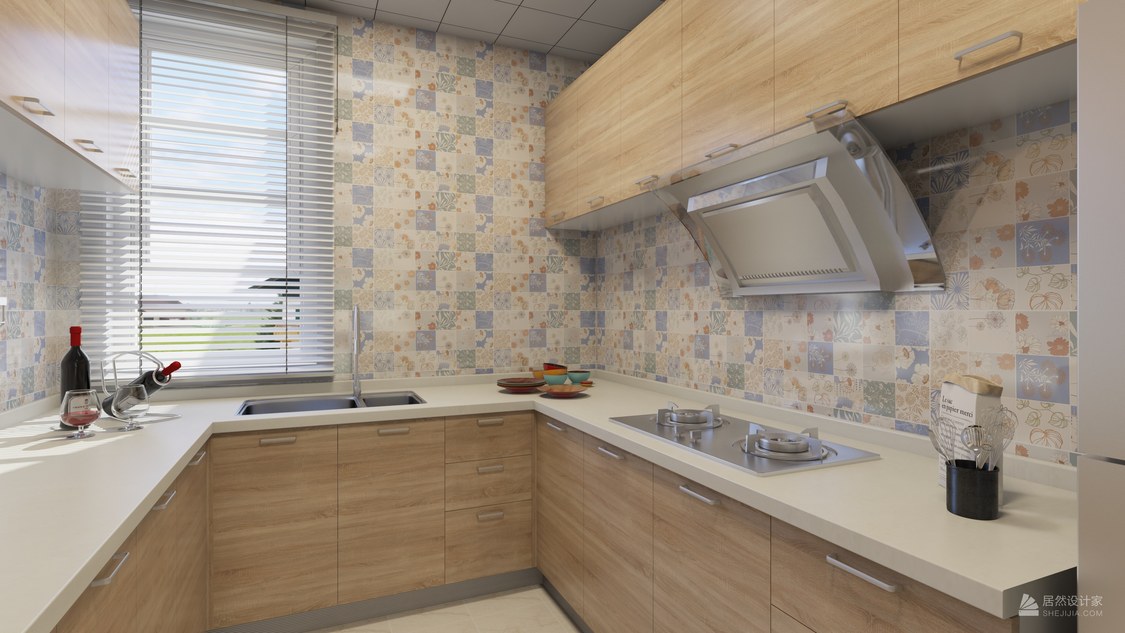 北京市朝阳区华清嘉园140平米混搭四居