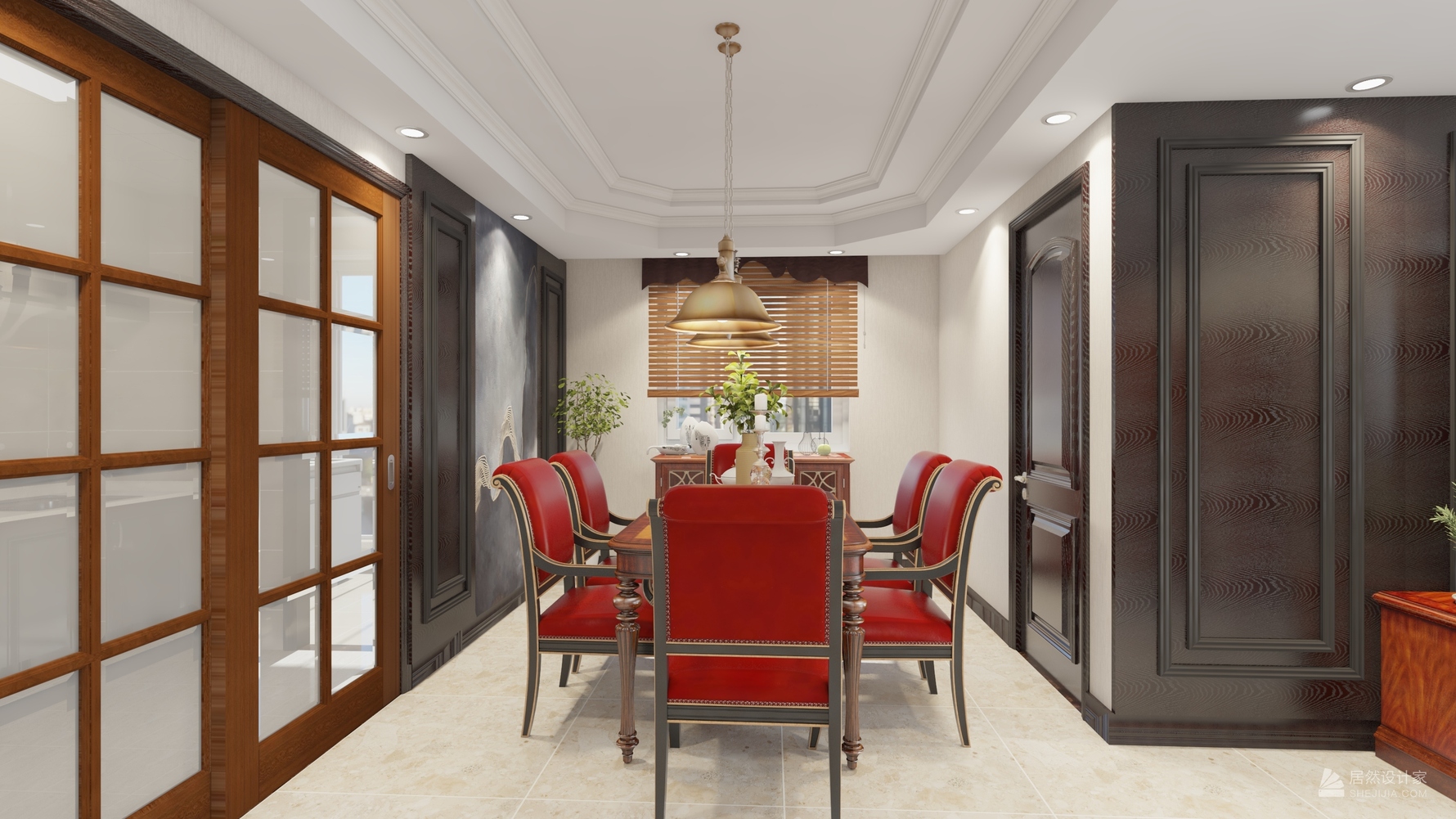 其它风格四室两厅装修设计效果图