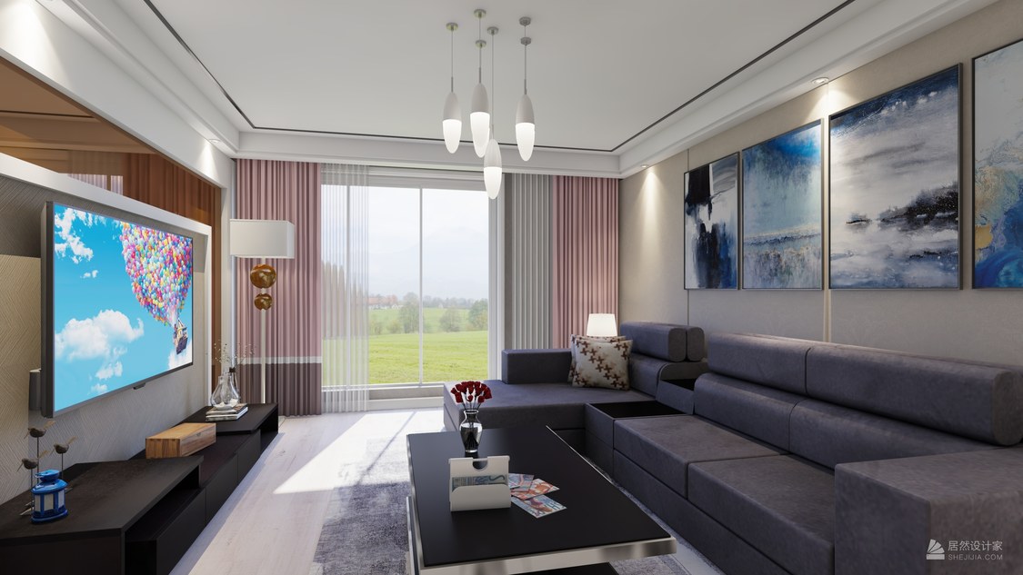 北京市丰台区燕西华府135平米现代三居