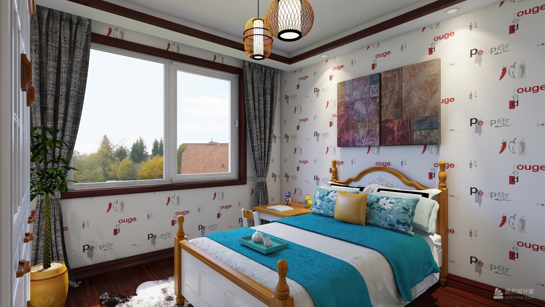 其它风格四室两厅装修设计效果图