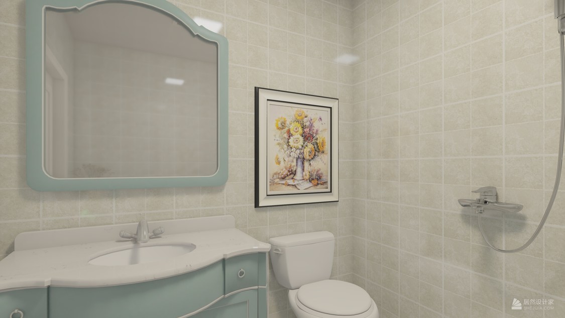 北京市石景山区 远洋沁山水上品1室1厅1卫 62m²欧式一居