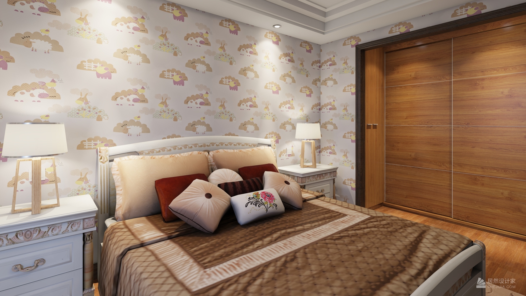 其它风格三室一厅装修设计效果图