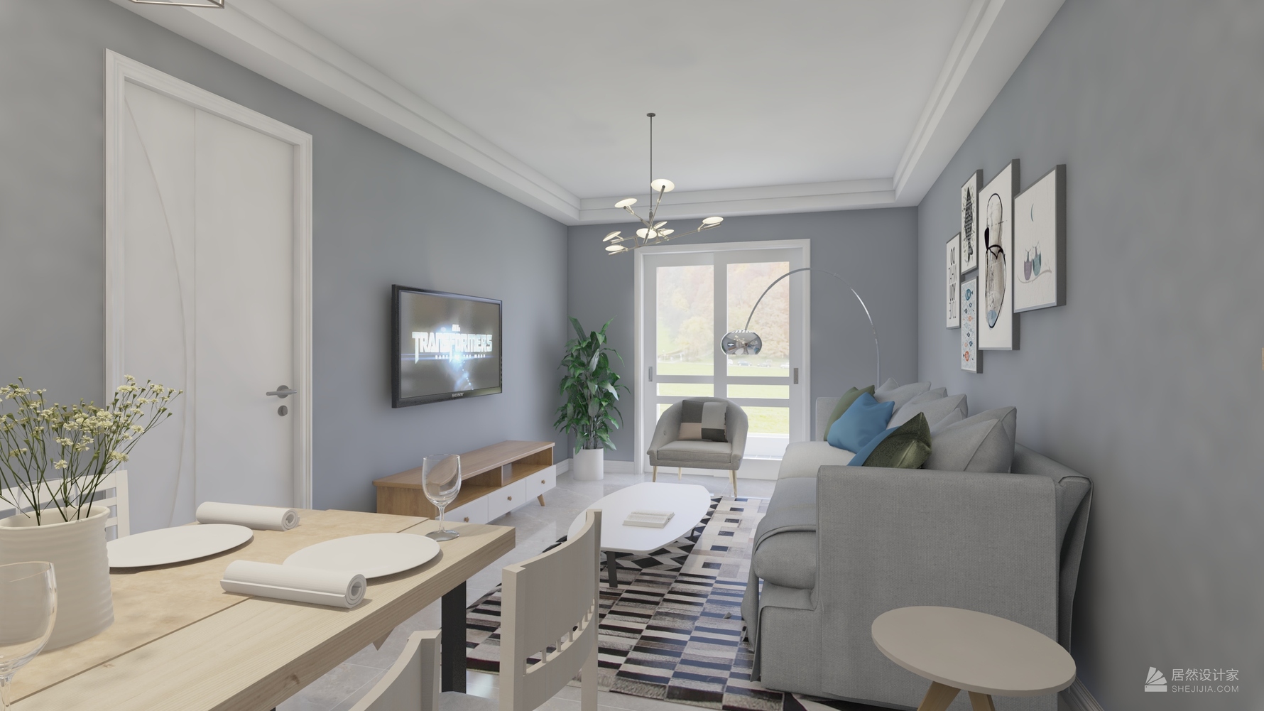 其它风格一室一厅装修设计效果图