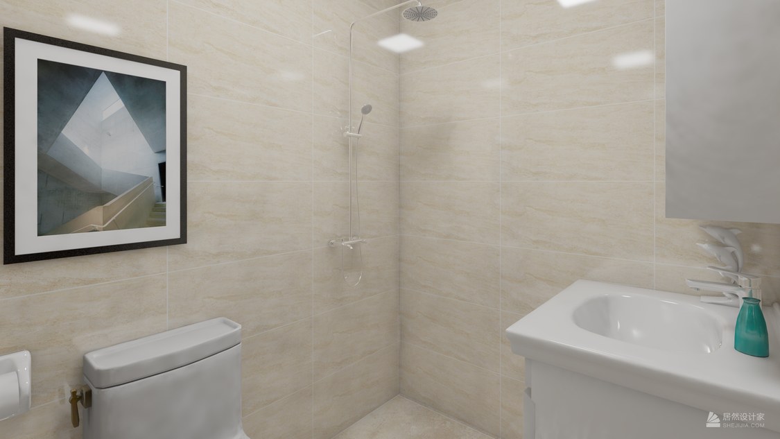 北京市通州区 龙湖大方居2室2厅1卫 66m² 现代二居室