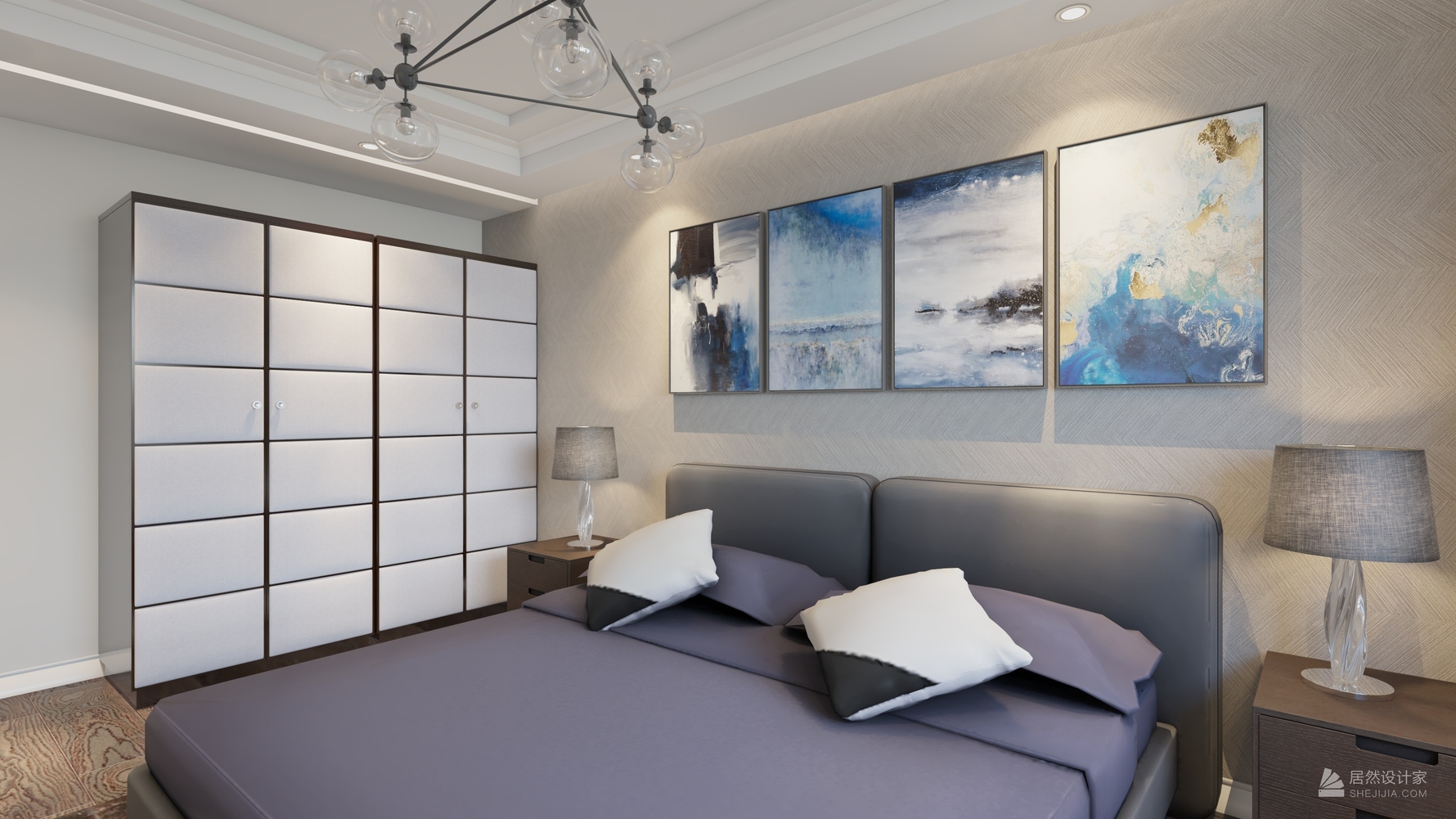 其它风格三室两厅装修设计效果图