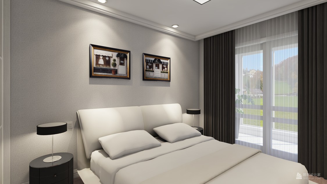 北京市朝阳区 甘露园南里2室1厅1卫 97m²北欧两居