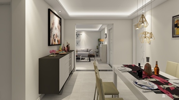 其它风格三室两厅装修设计效果图