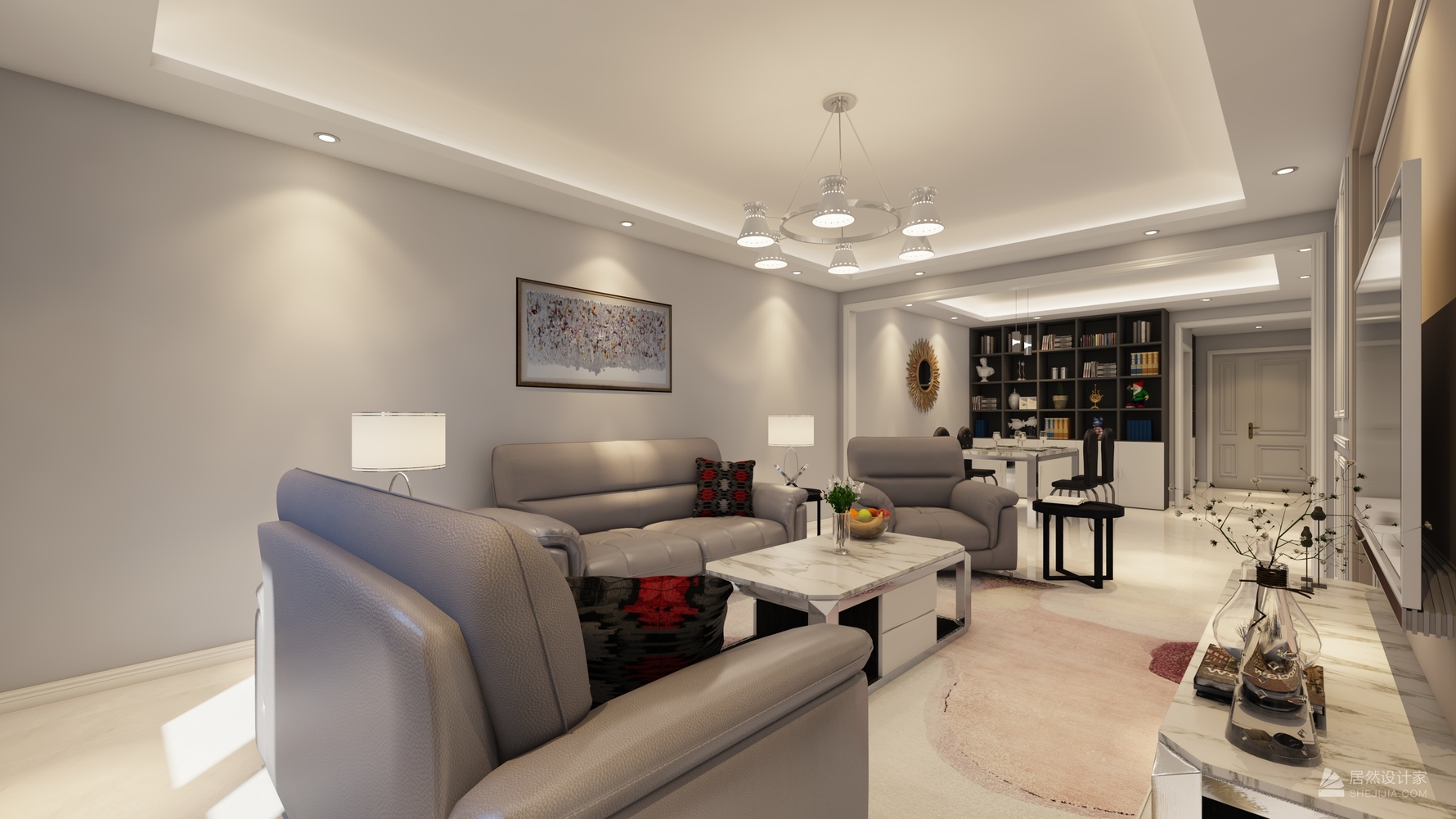 其它风格两室两厅装修设计效果图