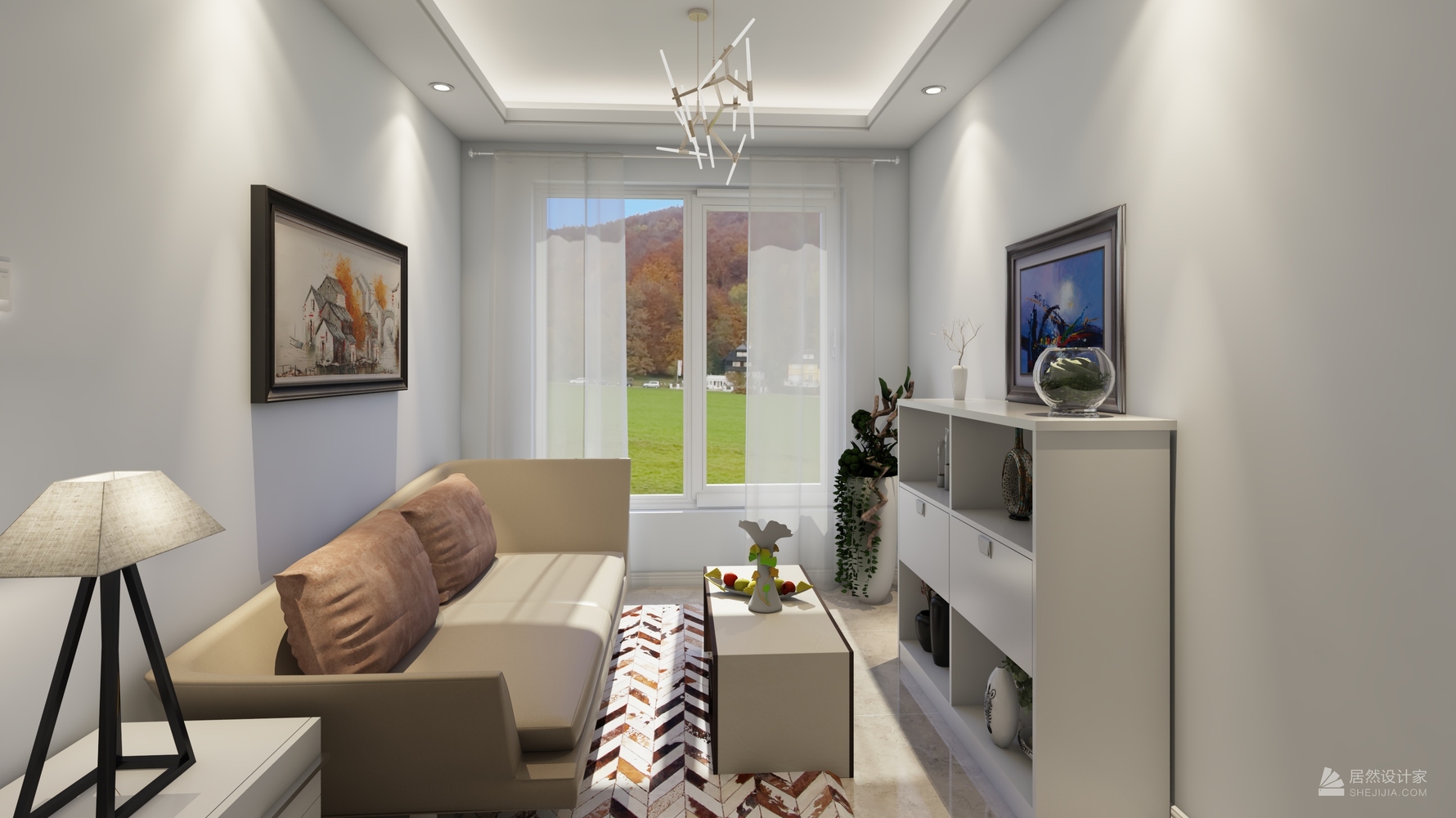 其它风格两室一厅装修设计效果图