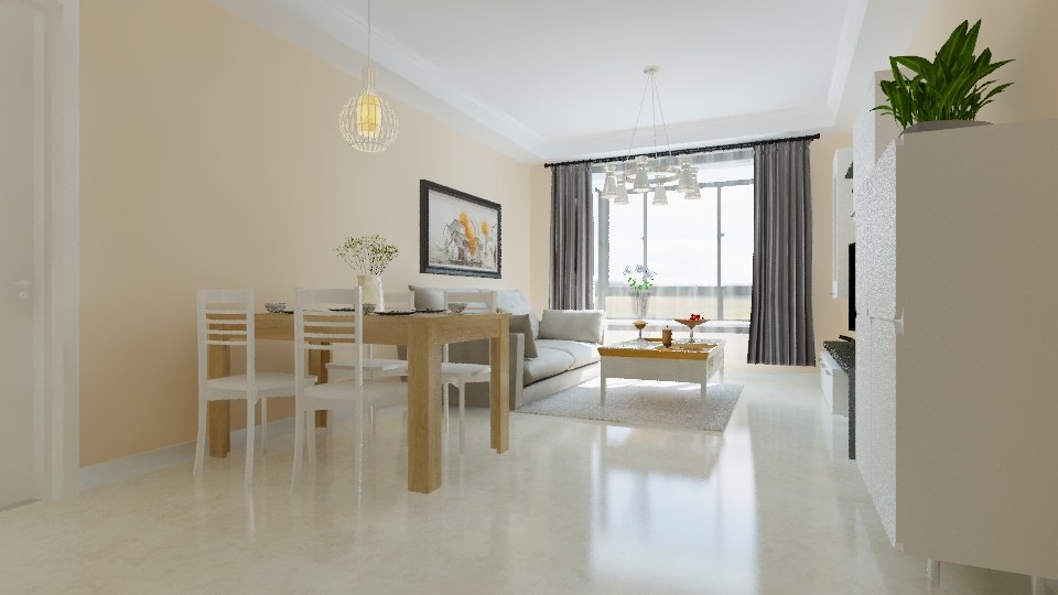 奥北中心小区清新两居室