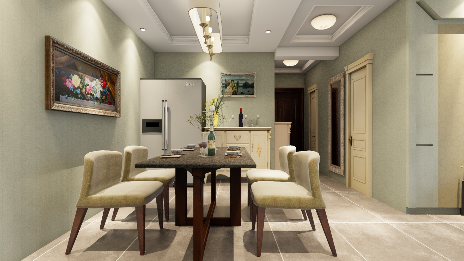 其它风格四室两厅装修设计效果图