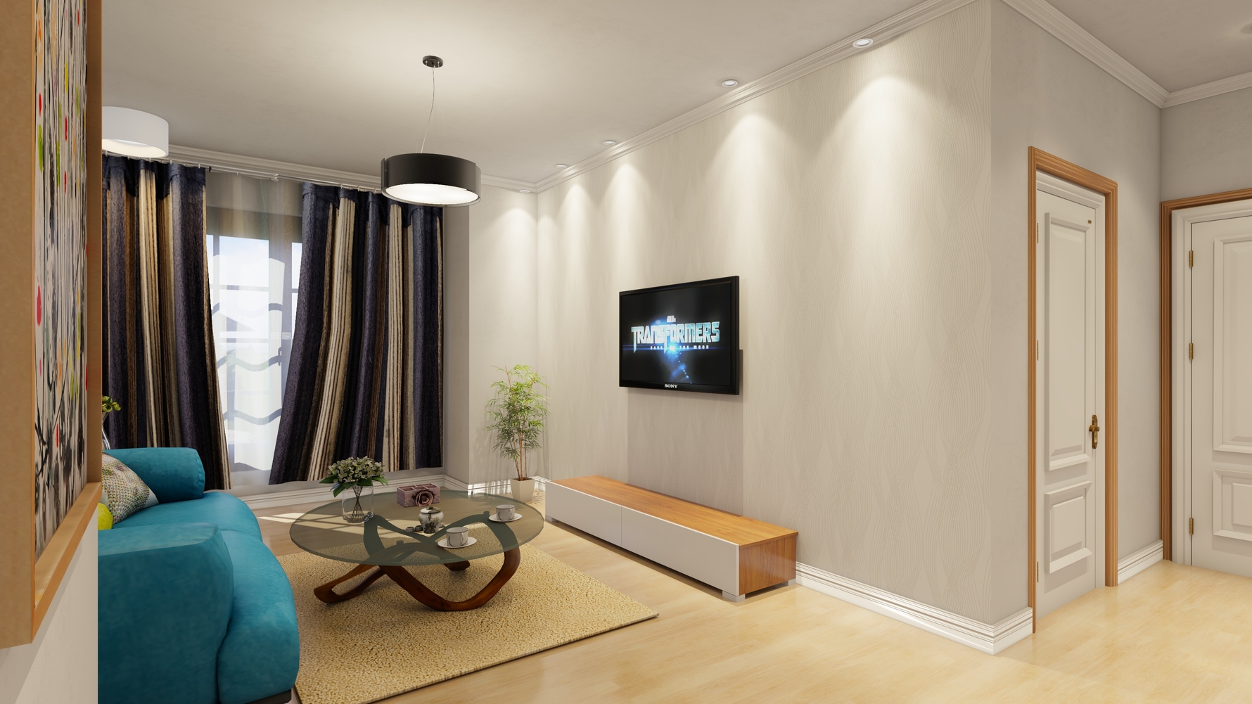 其它风格两室一厅装修设计效果图