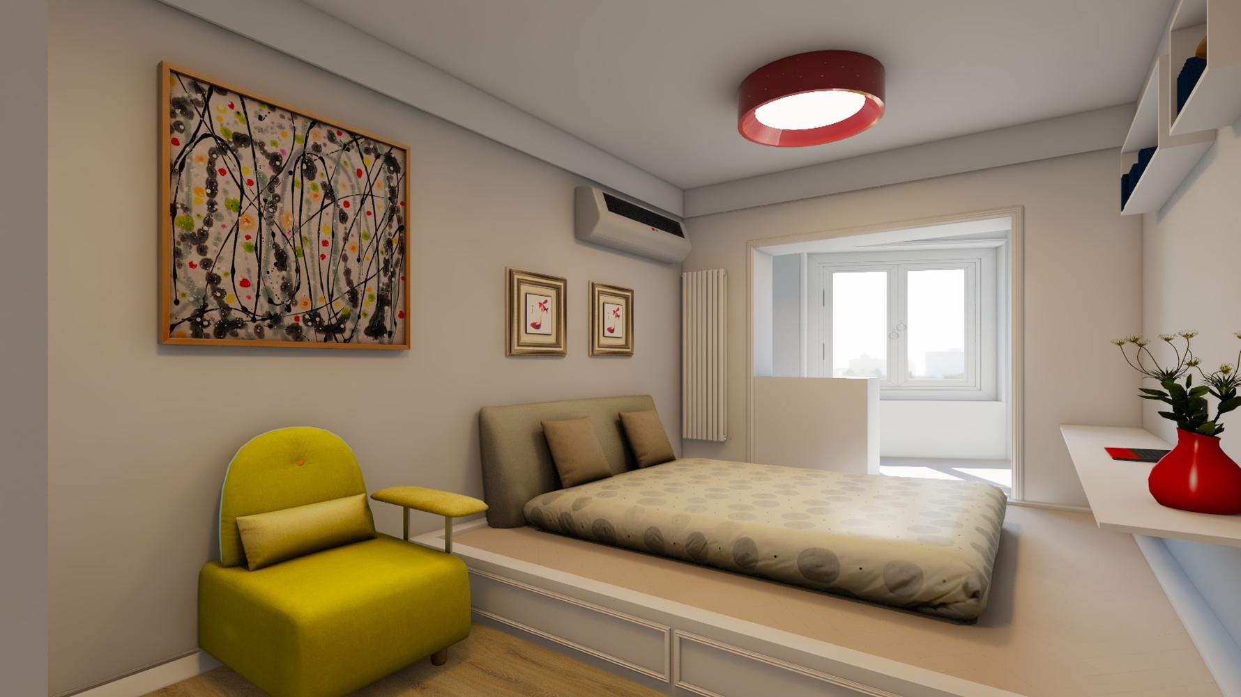 其它风格两室一厅装修设计效果图