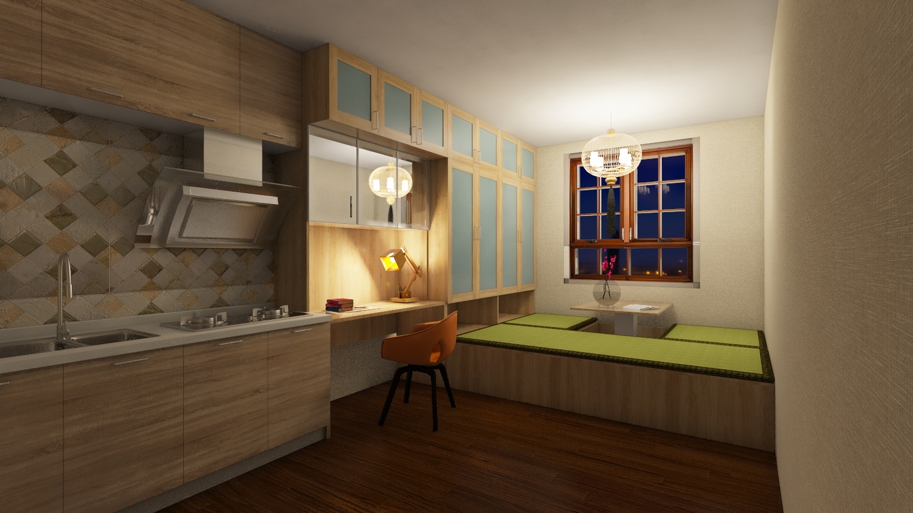 其它风格一室一厅装修设计效果图