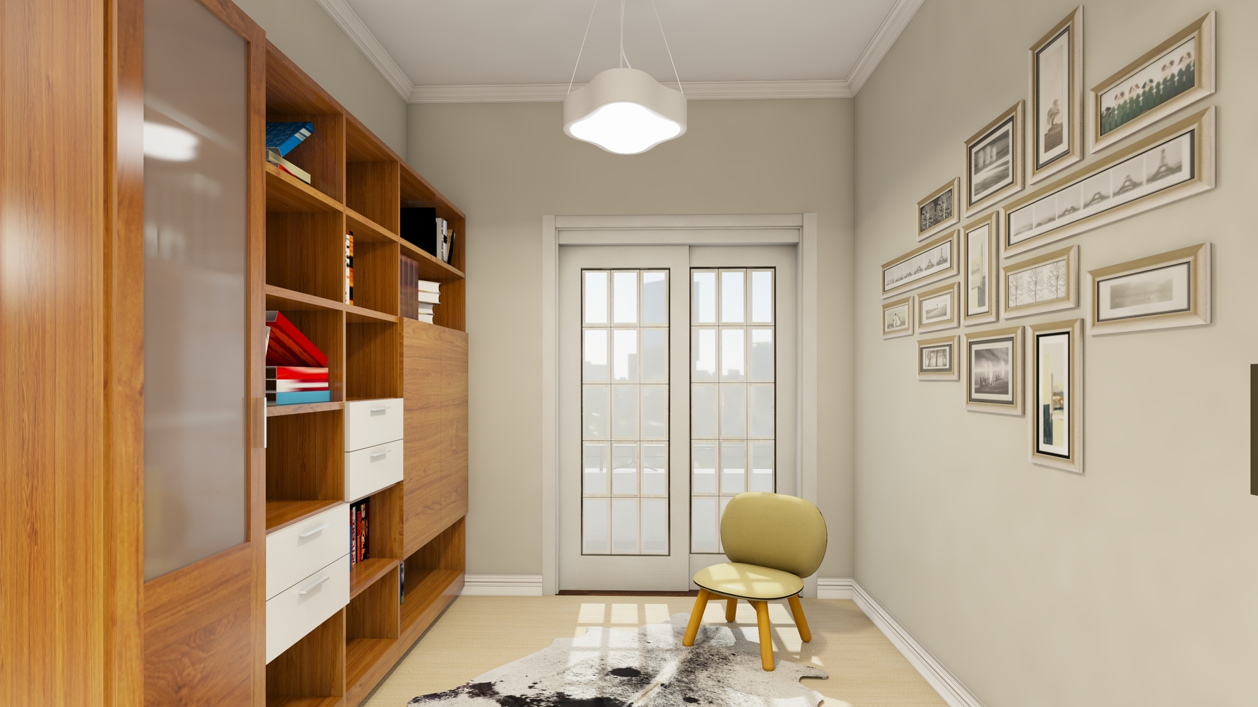 其它风格三室两厅装修设计效果图