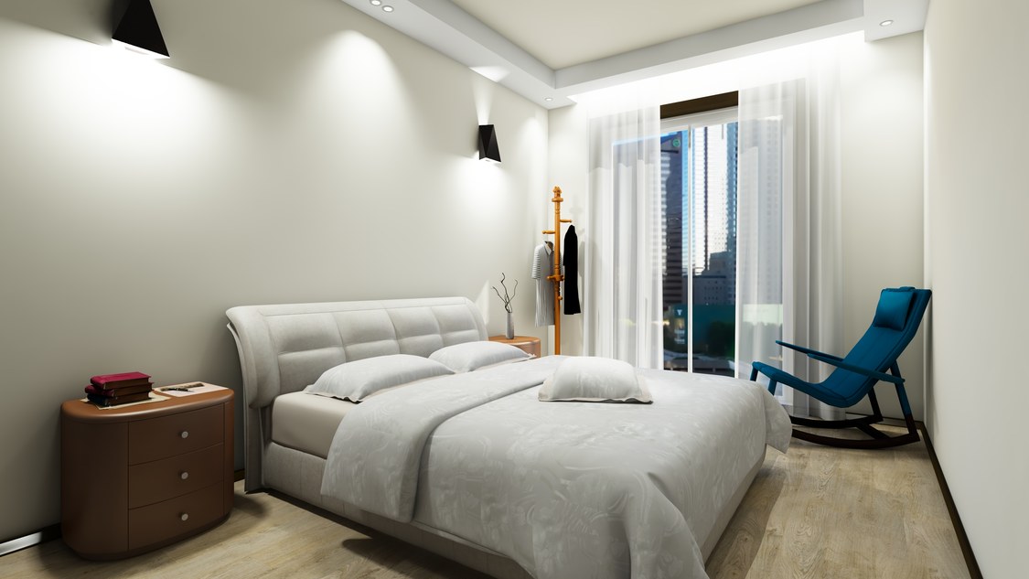 北京鲁能七号院溪园73平米现代两居