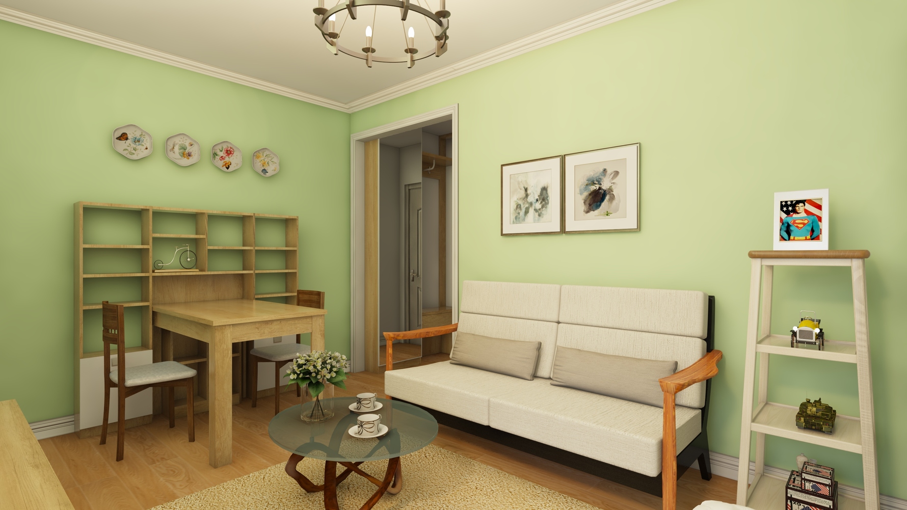 其它风格一室一厅装修设计效果图