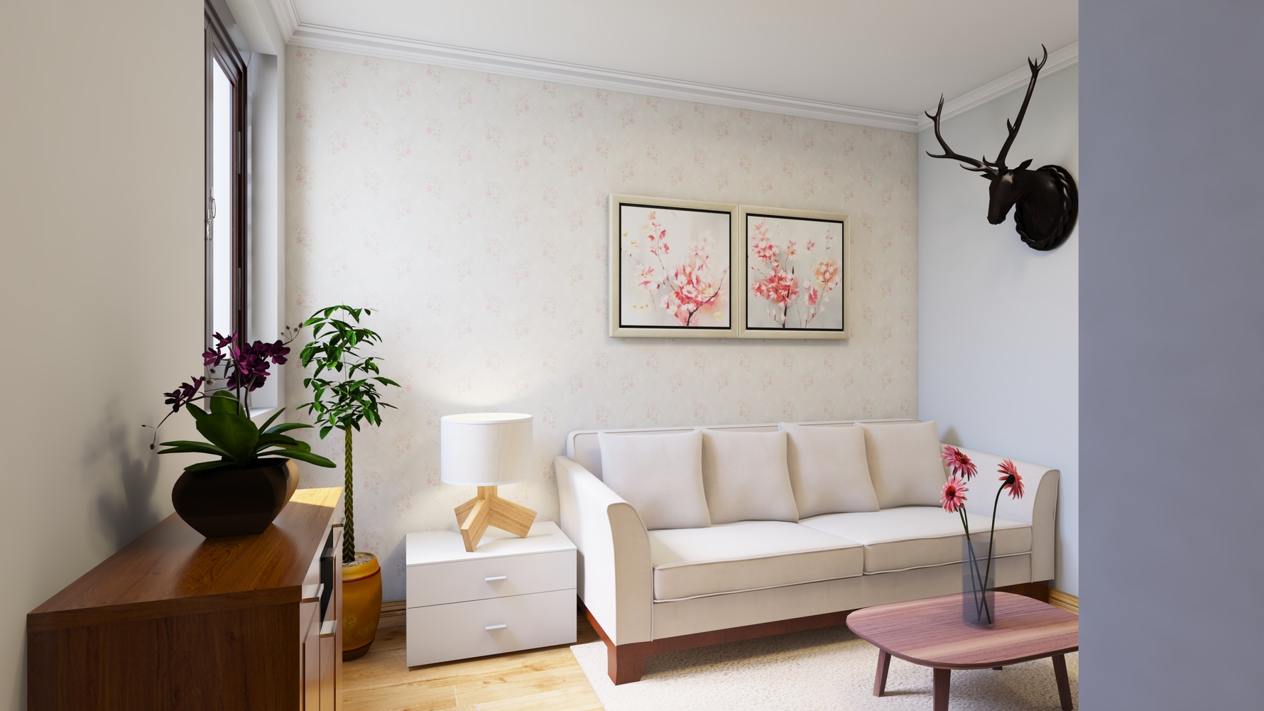 其它风格两室一厅装修设计效果图