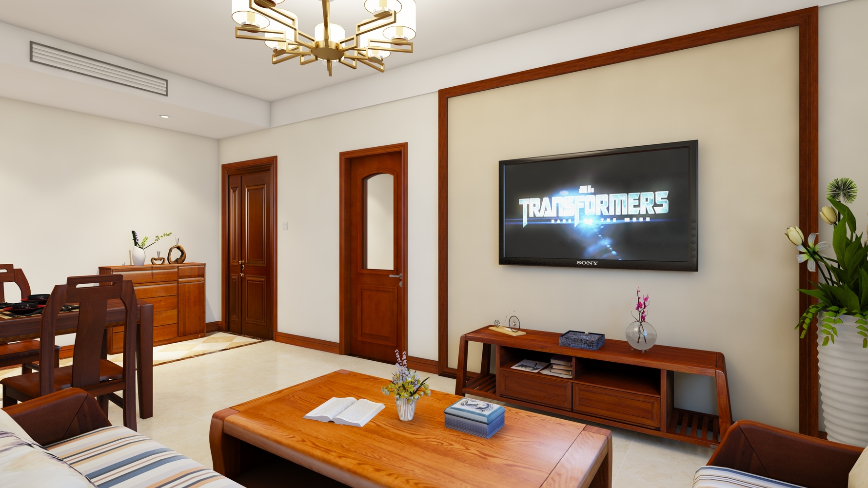 其它风格两室两厅装修设计效果图