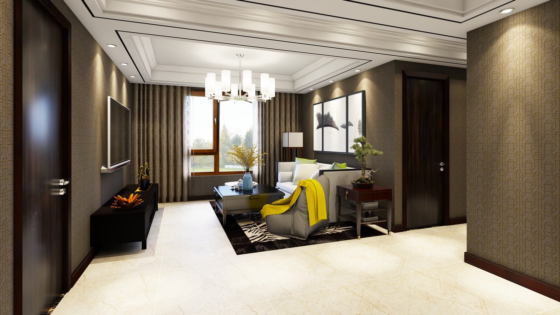 北京市海淀区上林溪68.00㎡新中式风格