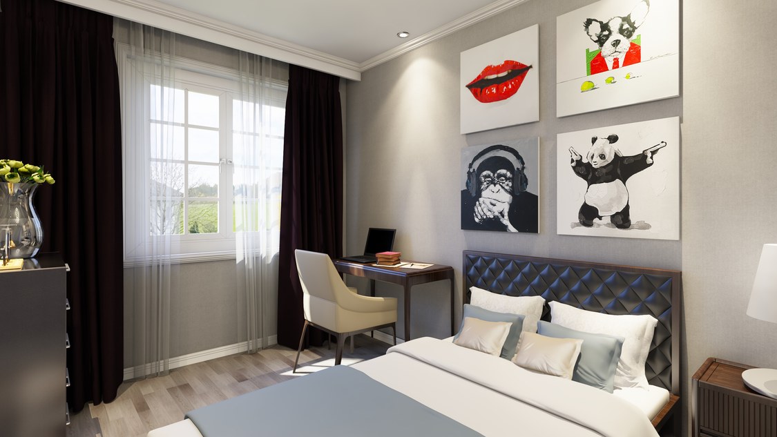 北京市丰台区玺萌公馆102平米现代两居