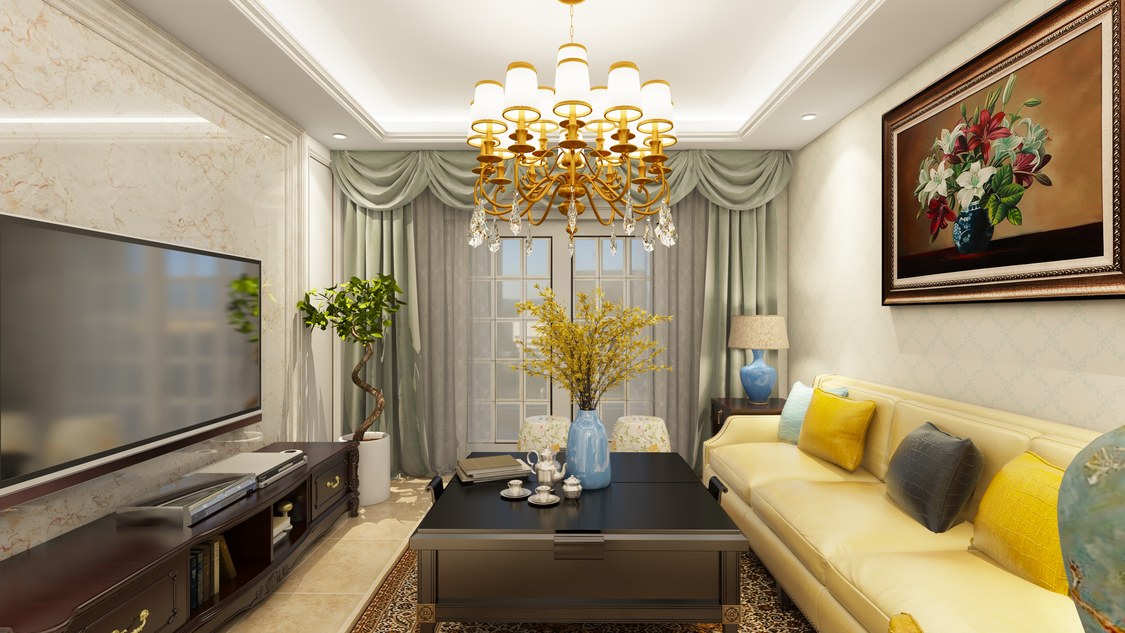 北京市西城区阳光丽景100平米欧式两居