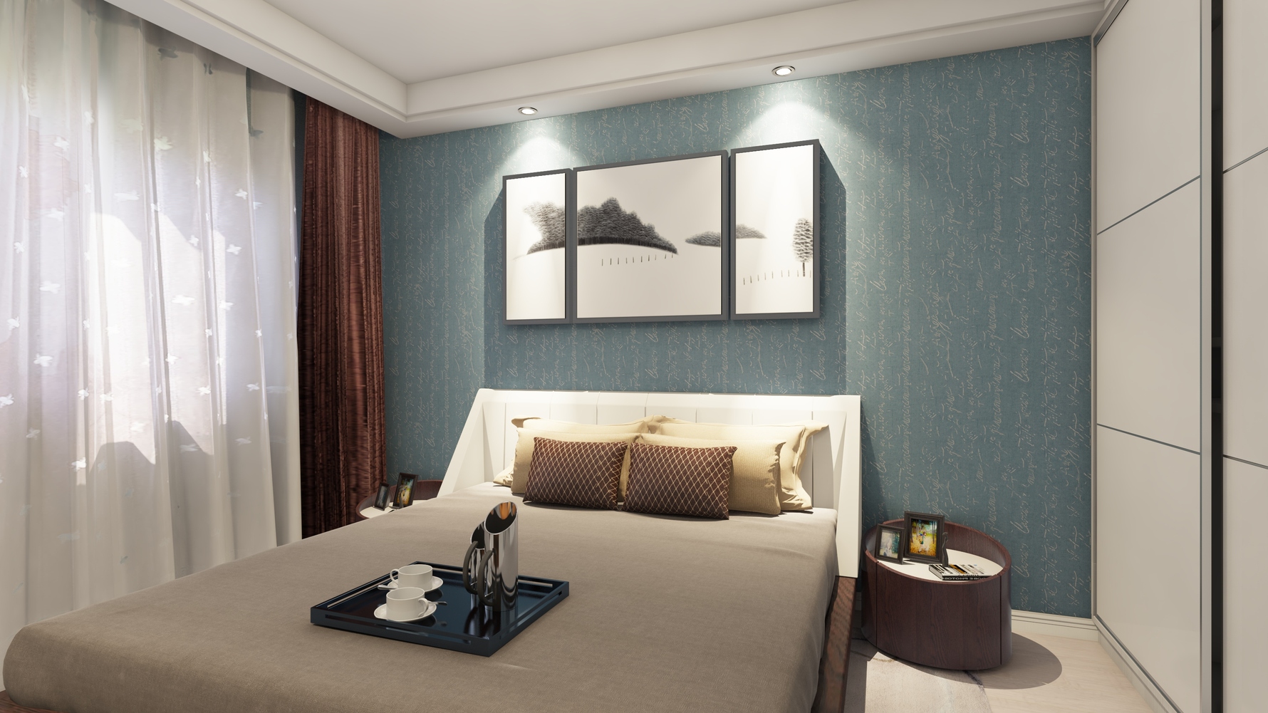 其它风格两室一厅装修设计效果图