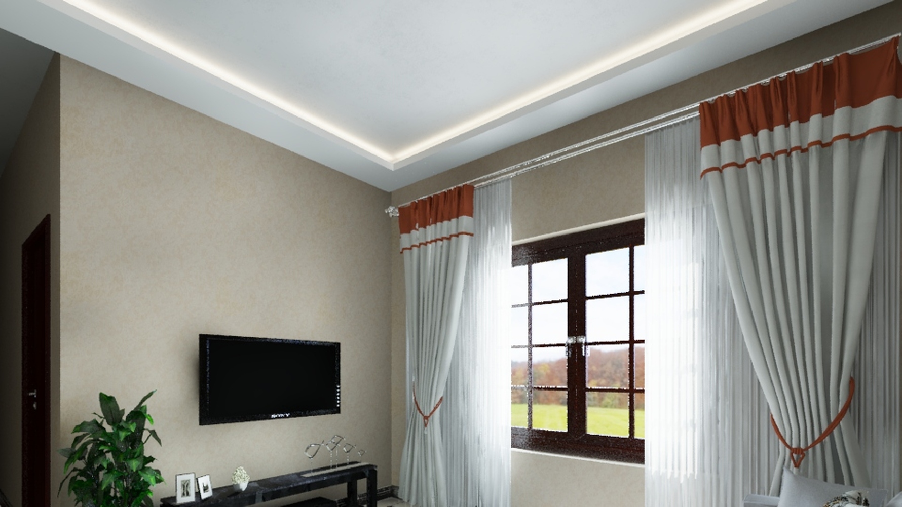 其它风格两室一厅装修设计效果图