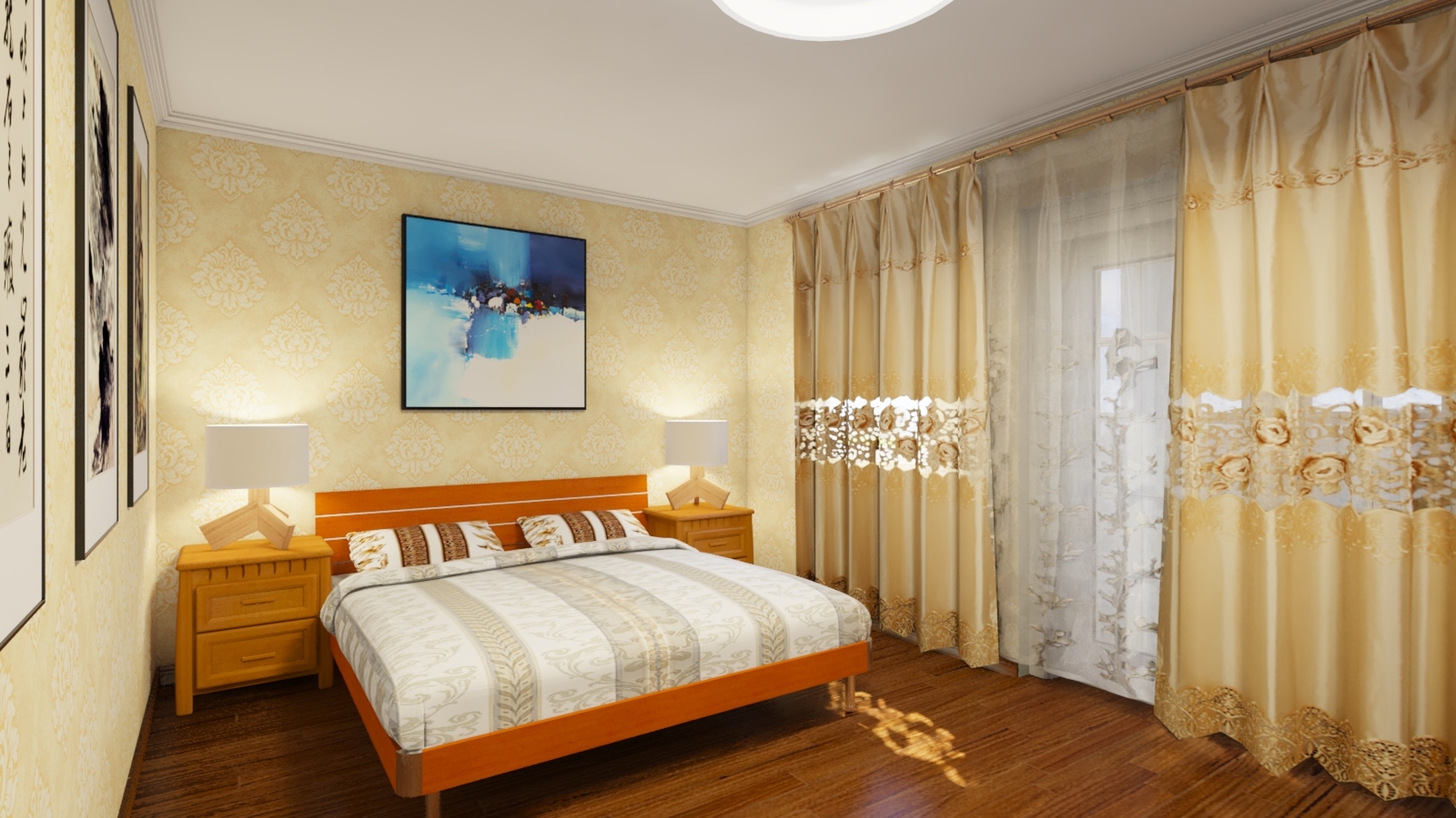 其它风格两室两厅装修设计效果图