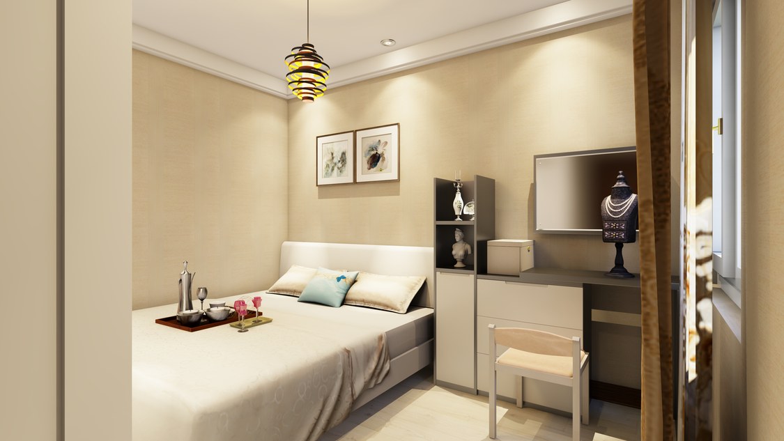 北京市朝阳区华贸城25号楼102户型85平米北欧两居