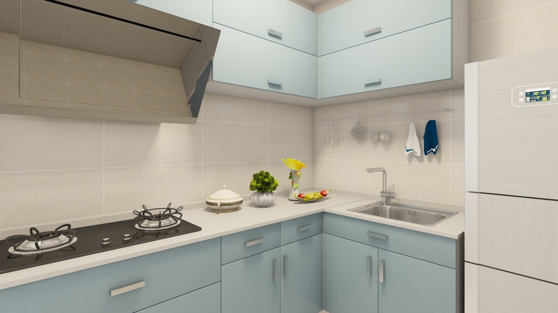 北京市朝阳区百环家园95平米简约现代两居