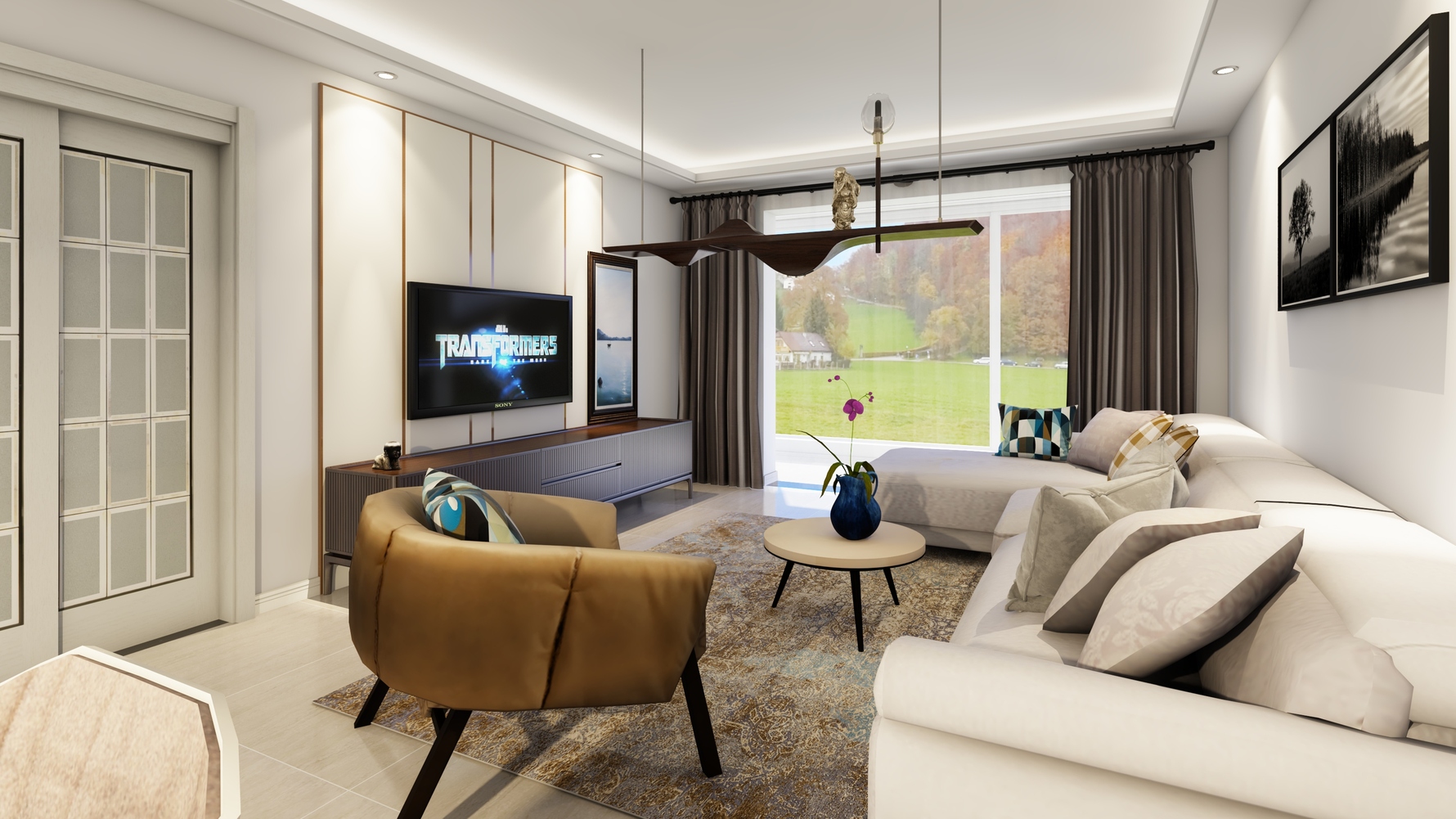 其它风格两室两厅装修设计效果图