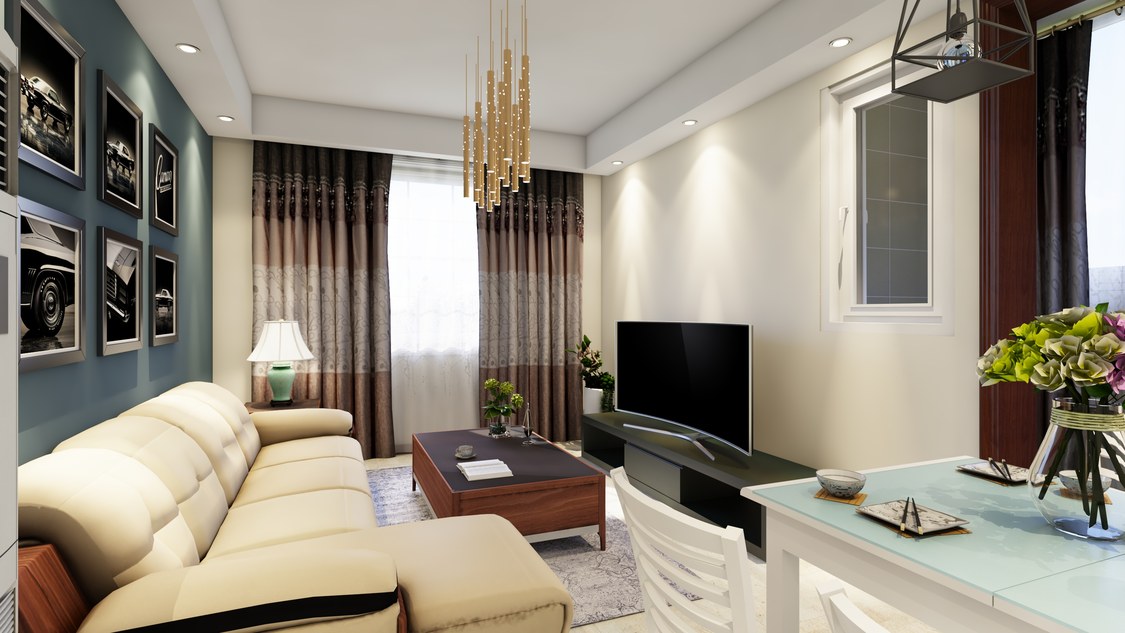 北京市水碓子 57平米现代一居