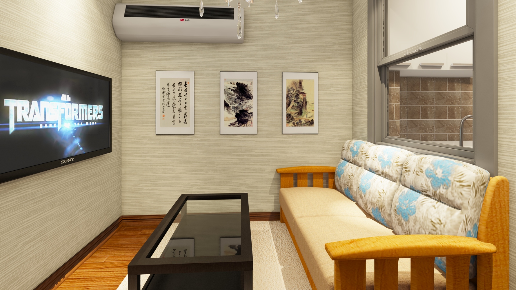 其它风格两室一厅装修设计效果图