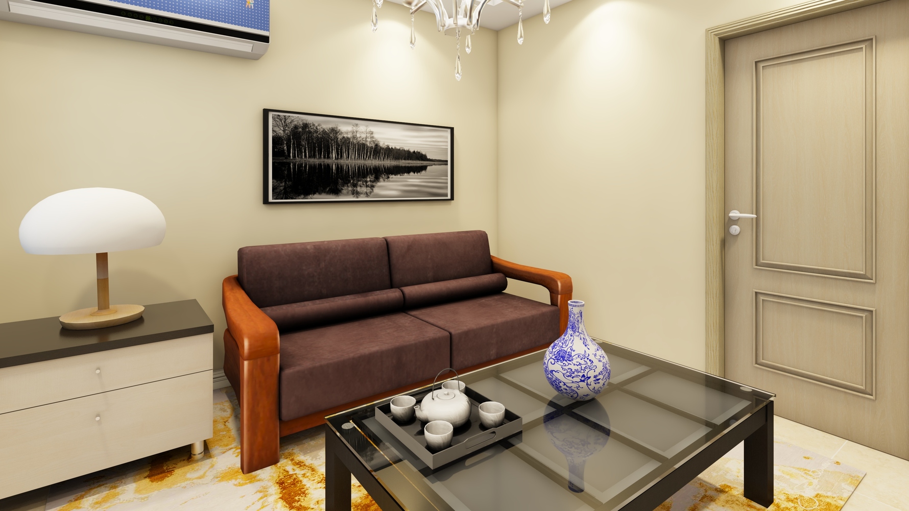 其它风格两室一厅装修设计效果图