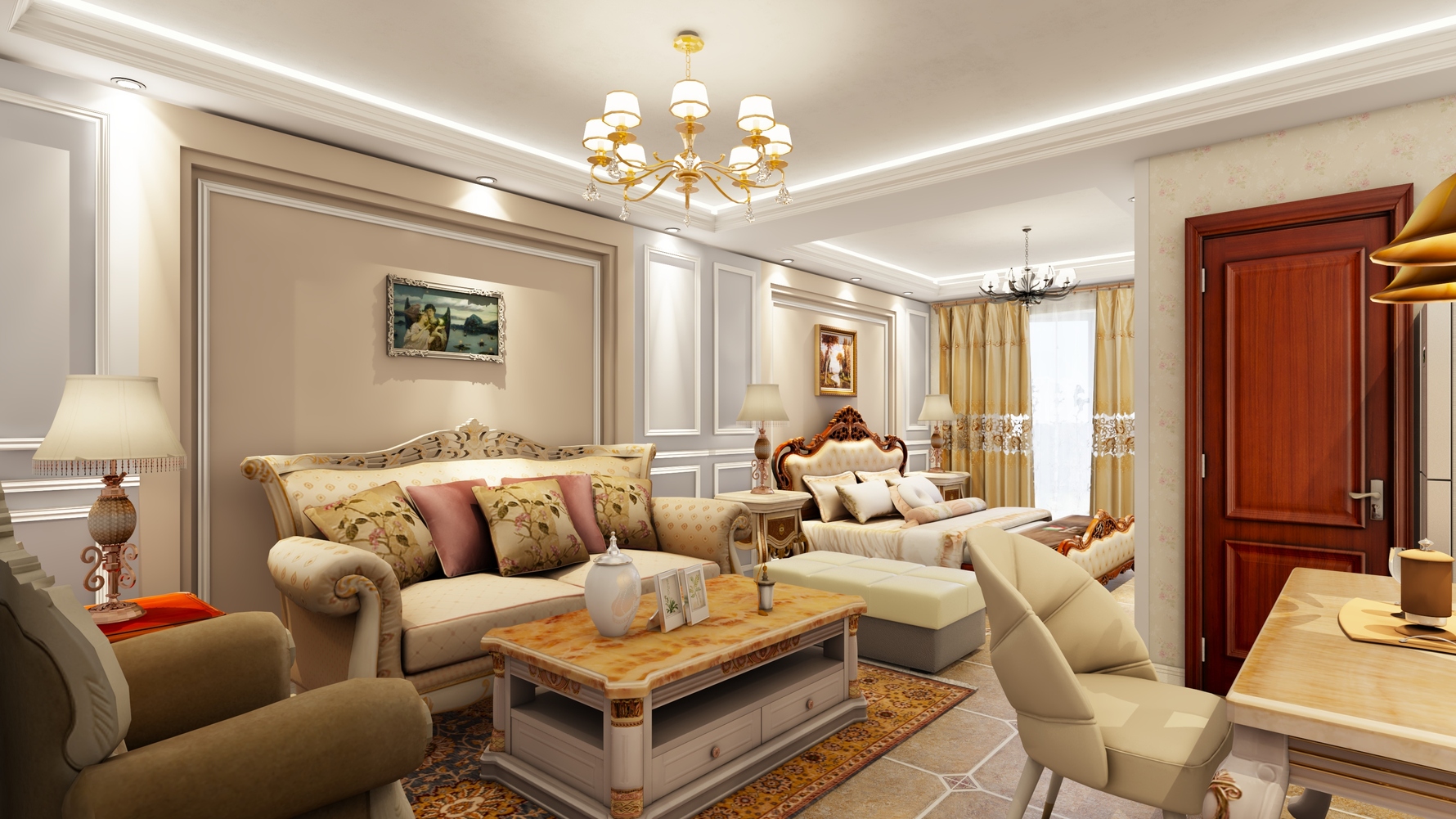 其它风格一室一厅装修设计效果图