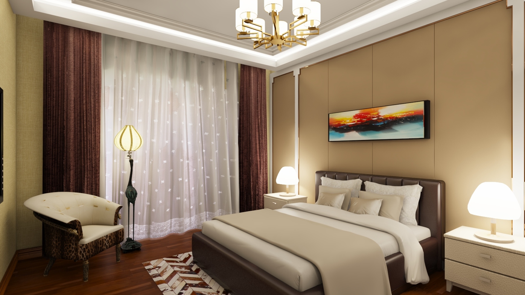 其它风格两室两厅装修设计效果图