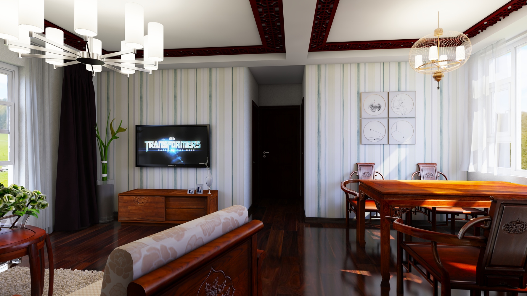 其它风格两室两厅装修设计效果图