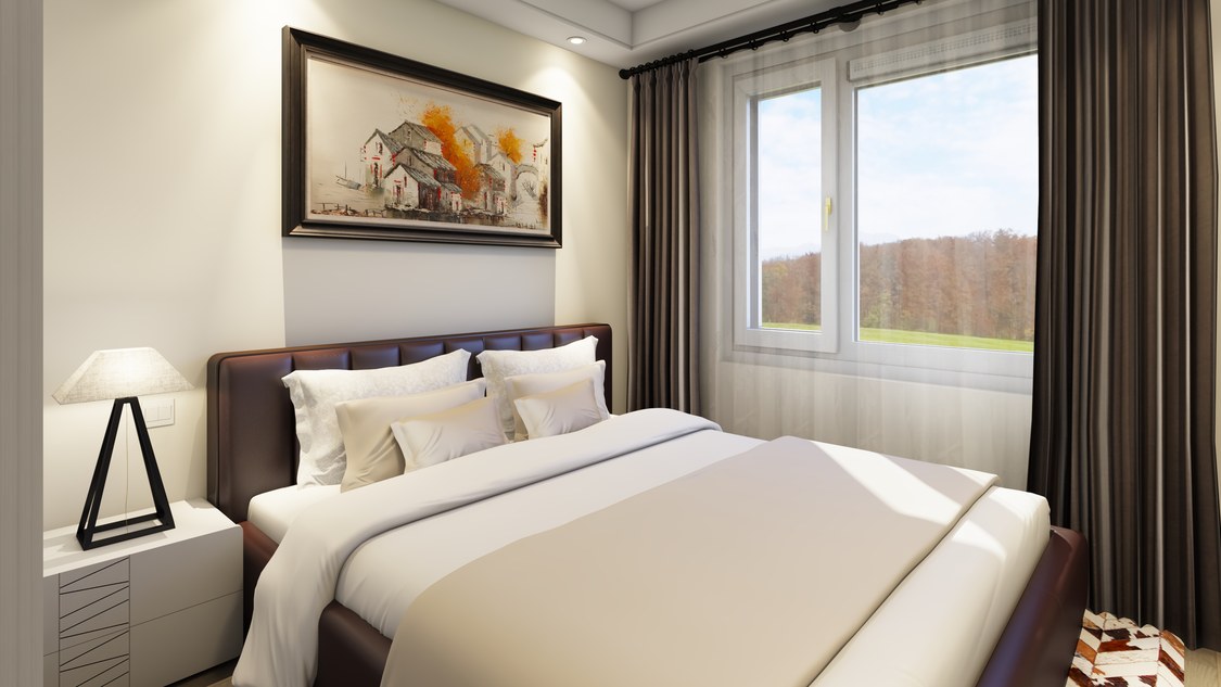 北京市大兴区金地仰山西14楼2单元1301 71平米现代简约二居