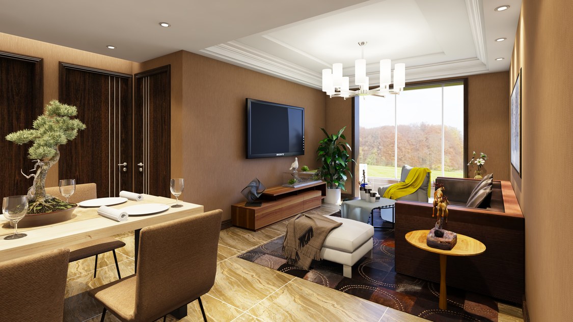 北京市顺义区梅兰居60平米现代风格