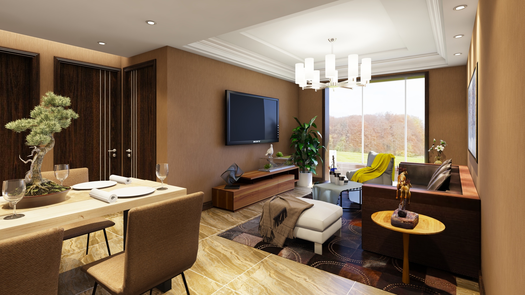 其它风格两室两厅装修设计效果图