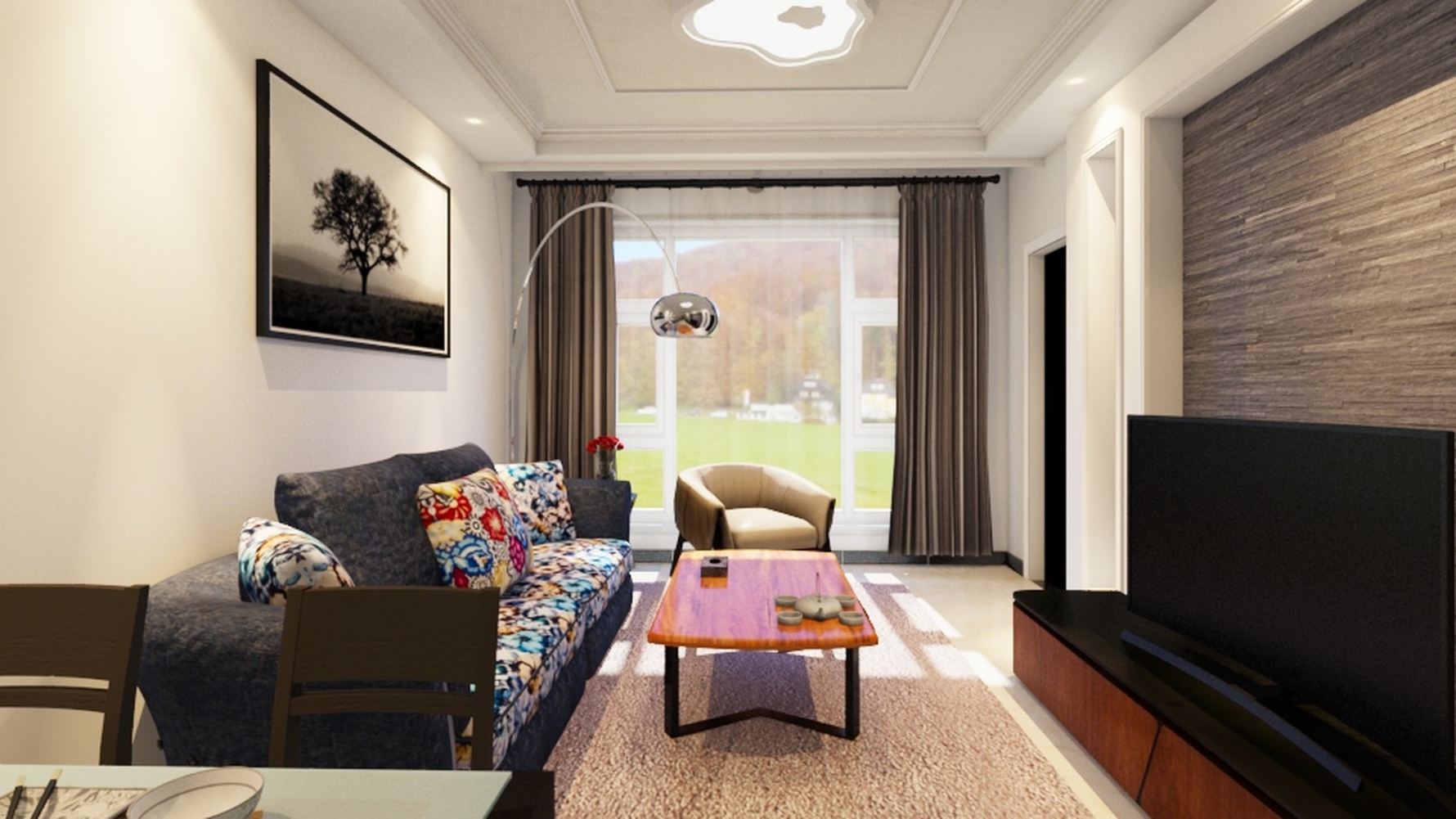 其它风格两室两厅装修设计效果图