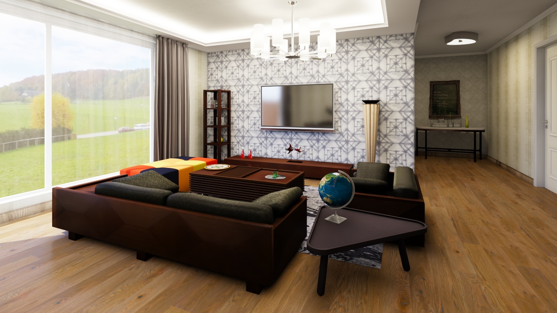 其它风格两室两厅装修设计效果图