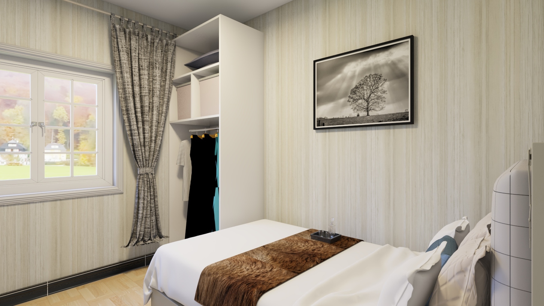 其它风格两室一厅装修设计效果图