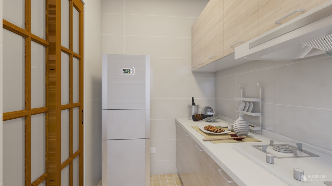 北京市石景山远洋沁山水上品48平米新中式一居