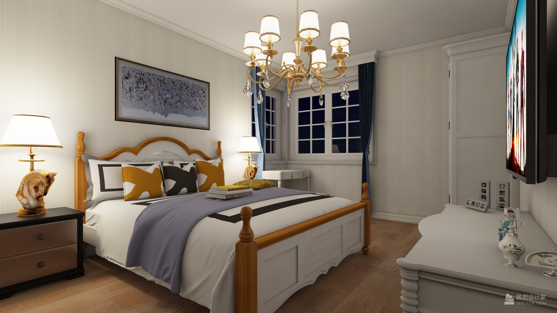 其它风格两室一厅装修设计效果图